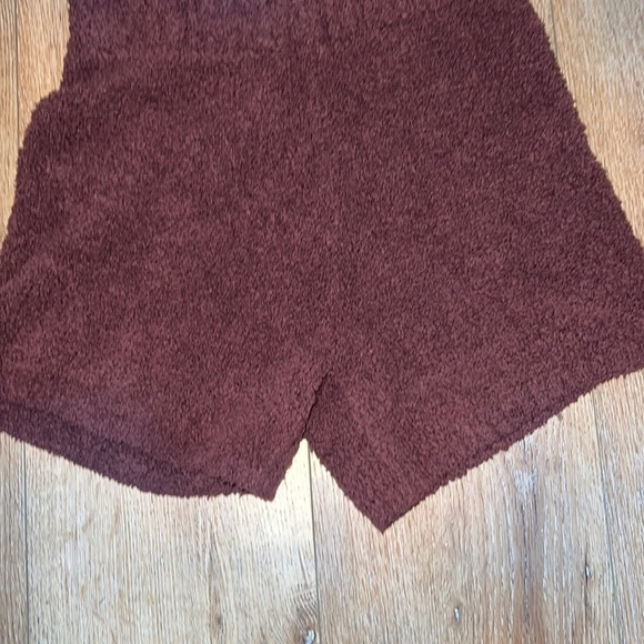 Skims Brown Cozy Knit Shorts L/XL - Picture 5 of 9